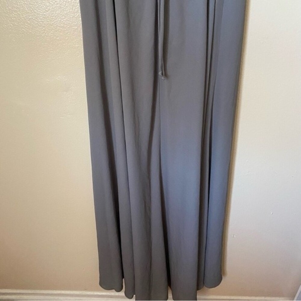 Show me your Mumu Size Small Soft Charcoal Crisp Godshaw Goddess Maxi Gown Dress - Picture 5 of 11